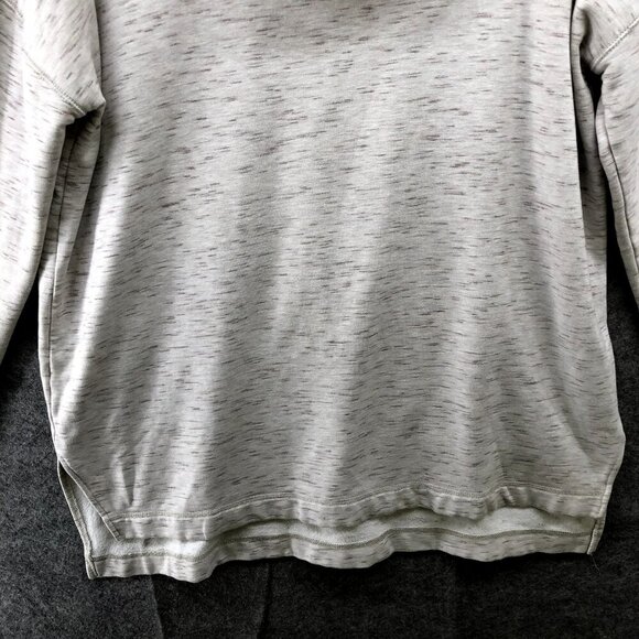 Lou & Grey Cowl Neck Sweatshirt Womens S Signaturesoft Lihht Gray Heather Tunic - Picture 4 of 10